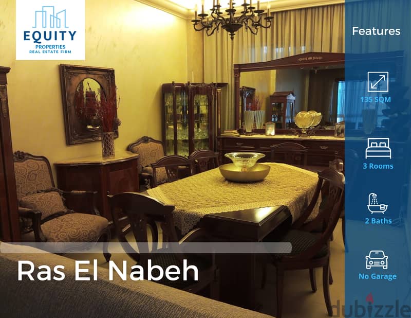 135 SQM Apartment For Sale In Ras El Nabeh شقة للبيع #MH967153 0