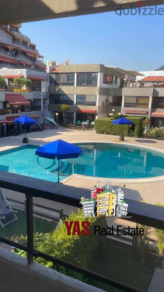 Kaslik/Samaya 37m2 | Furnished | Rent | Pool View | EL | 1