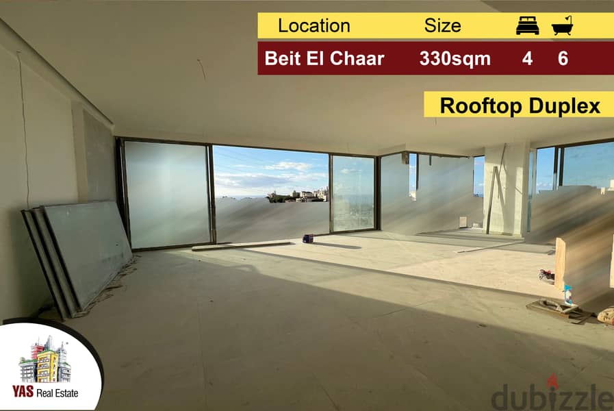 Beit El Chaar 330m2 | Duplex | Well Maintained | Calm Area | NE | 0