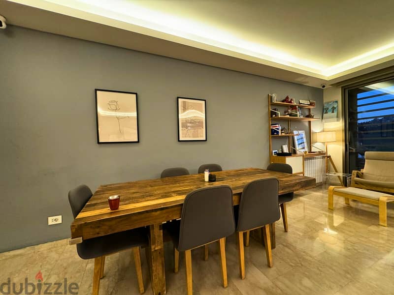 L16067-Furnished Modern Apartment With Terrace For Rent In Daychounieh 3