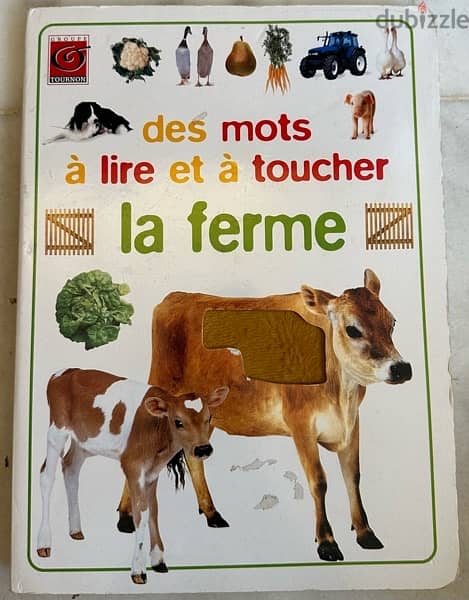 Des mots à lire et à toucher la ferme. 1