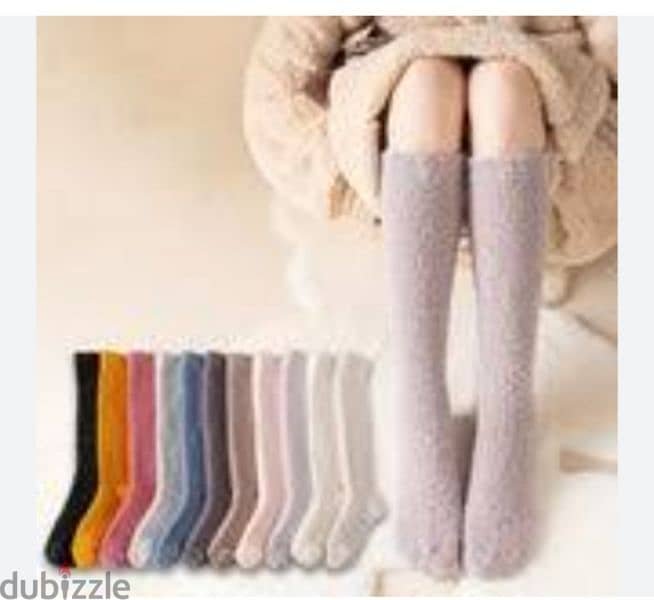 womens long warm socks 2