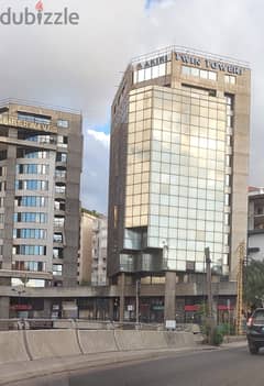 55 SQM Office in Twin Towers Jounieh Highway (Listed by Owner). Sarba 0