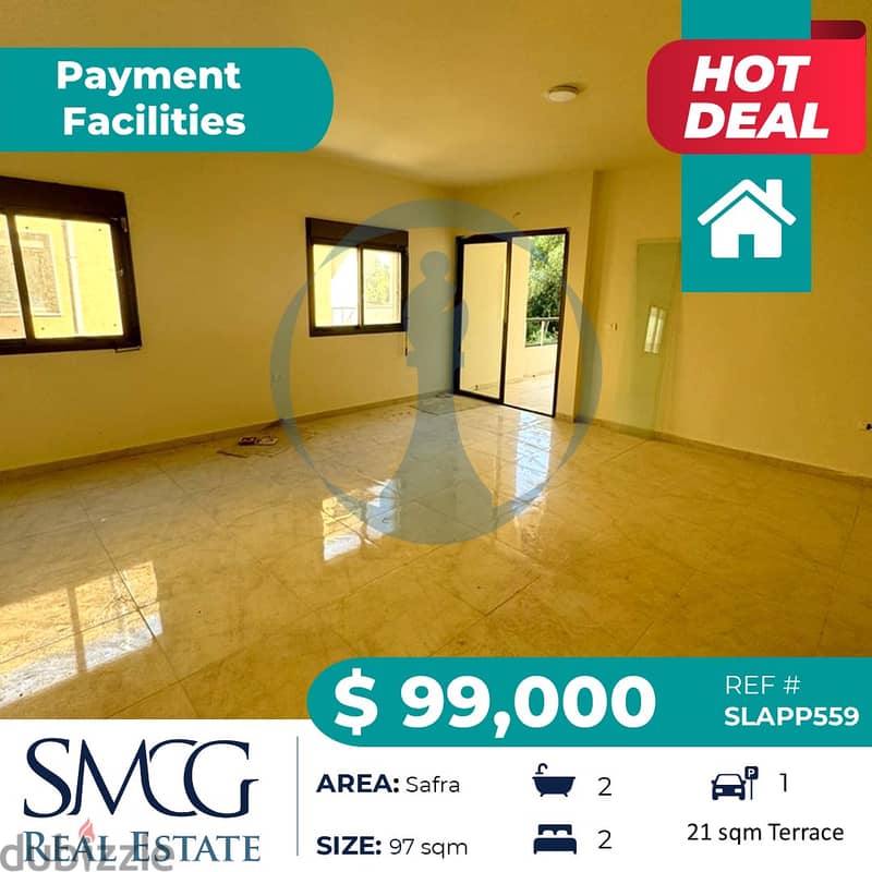 Apartment for sale in Safra with 21 Sqm Terrace & payment facilities! 2