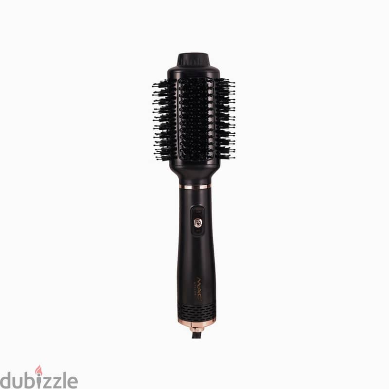 MAC Hot Air Brush – Dryer & Volumizer Comb for Frizzy, Curly Hair 1