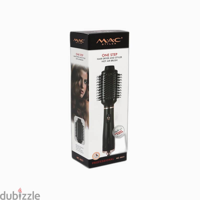 MAC Hot Air Brush – Dryer & Volumizer Comb for Frizzy, Curly Hair 5