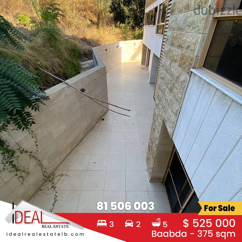 Apartment for sale in baabda 375 SQM REF#MS82031 0