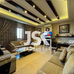 L16086-Spacious Fully Decorated Apartment For Sale in Ain Saadeh