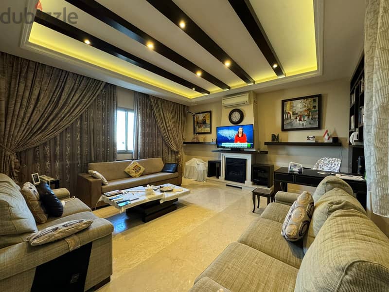 L16086-Spacious Fully Decorated Apartment For Sale in Ain Saadeh 8