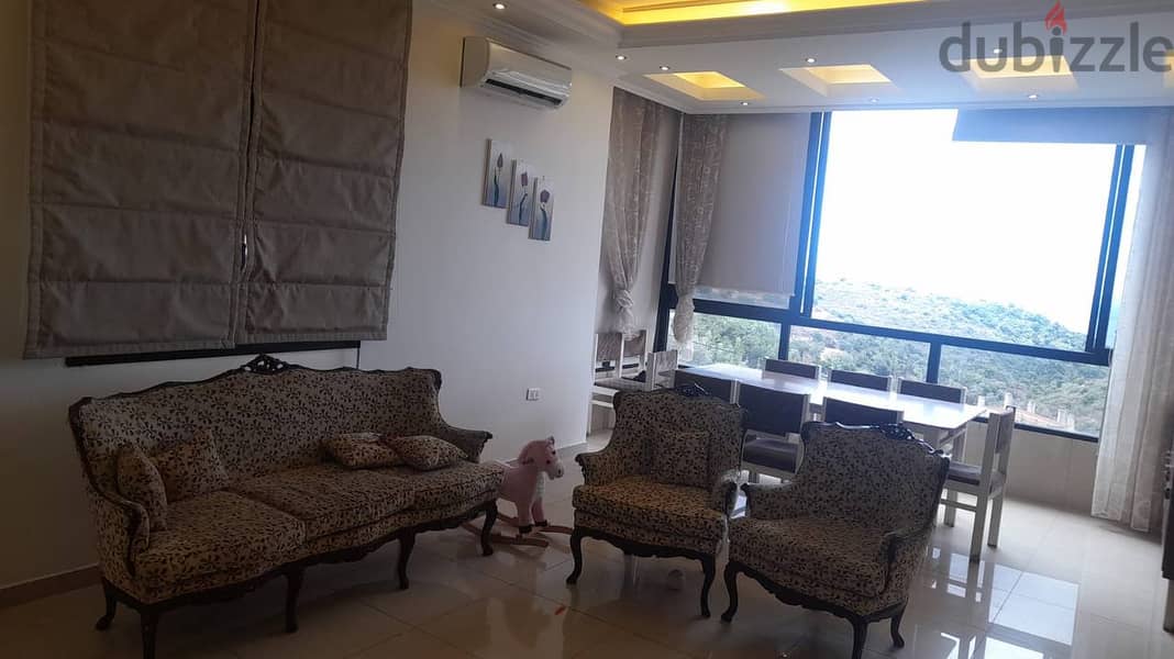 Mounsef/ Apartment Furnished for Rent + Sea View - منصف شقة للإيجار 1