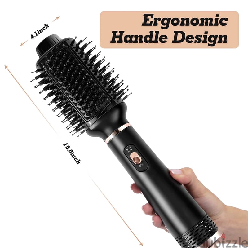 MAC Hot Air Brush – Dryer & Volumizer Comb for Frizzy, Curly Hair 10