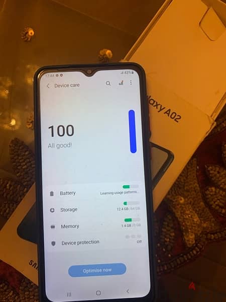 a02 samsung ٦٤ جيجا مع علبتو وكل غراضو 4