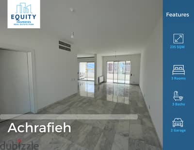 235 SQM Apartment For Sale In Achrafieh شقة للبيع في الاشرفية #HH97024