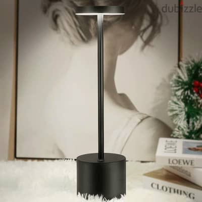 Modern Aluminum Table Lamp – Cordless Design with Dimmable Lighting