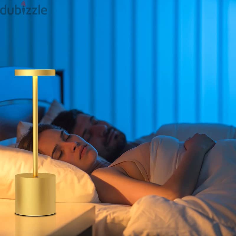 Modern Aluminum Table Lamp – Cordless Design with Dimmable Lighting 8