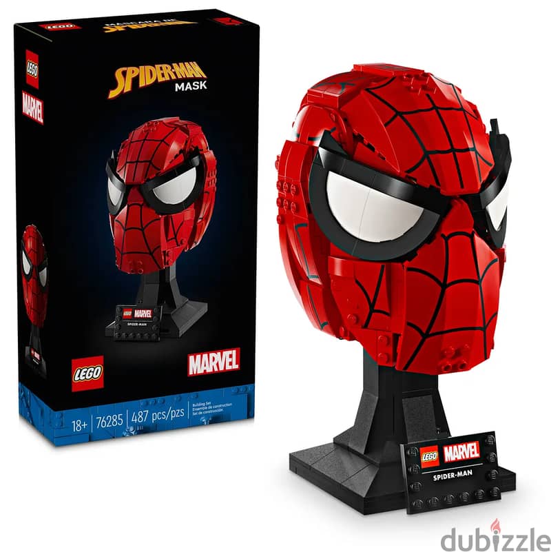 Lego Spider-Man's Mask 18+ 487 pieces 1