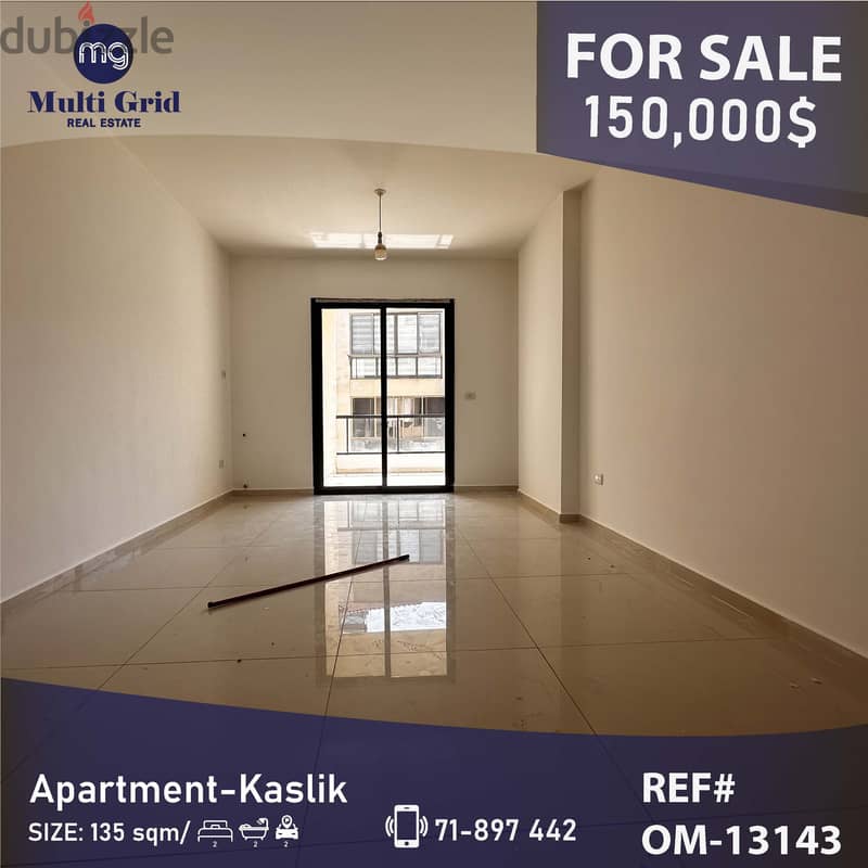 OM-13143 / Apartment for Sale in Kaslik, شقة للبيع في كسليك 0