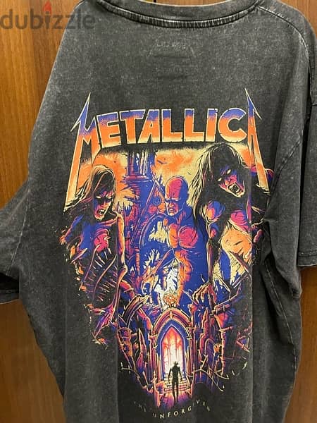 Grey Metallica Shirt 1