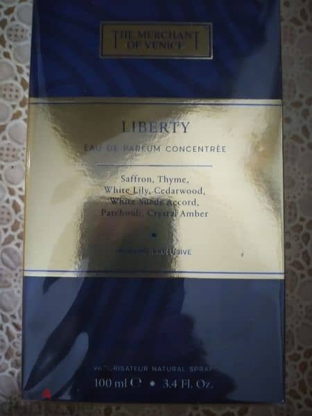 Liberty by the Merchant of Venice 100ml unopen 7