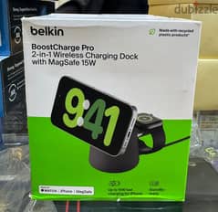 Belkin Boost Charge pro 2 in 1 wireless Charging Dock With magsafe 15