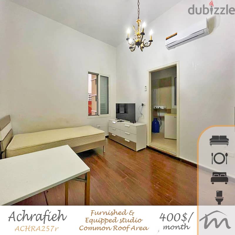 Ashrafieh | Fully Furnished/Equipped Studio | Close to All Necessities 0