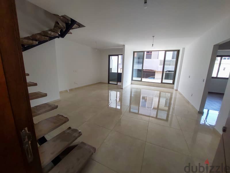 160 SQM Brand New Duplex in Mazraat Yachouh, Metn + Terrace 1