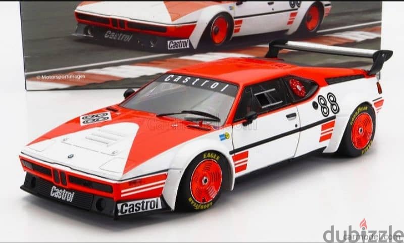 BMW M1 (Pro car series 1980) diecast car model 1;18. 0