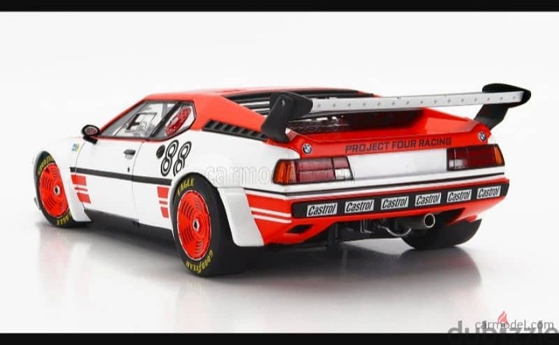 BMW M1 (Pro car series 1980) diecast car model 1;18. 2