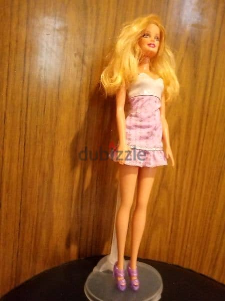 Barbie Glitz dressed beautiful As new Mattel doll unflex legs+Shoes=17 5