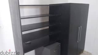 wardrobe + shelf good condition