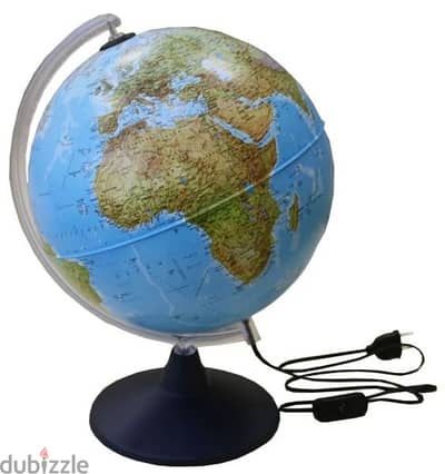 german store  illuminated globe 30cm