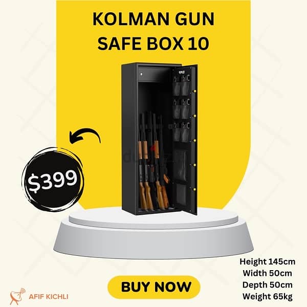 Kolman Gun Safe Box New 1