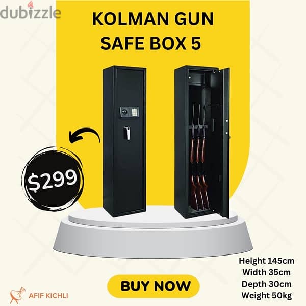 Kolman Gun Safe Box New 2