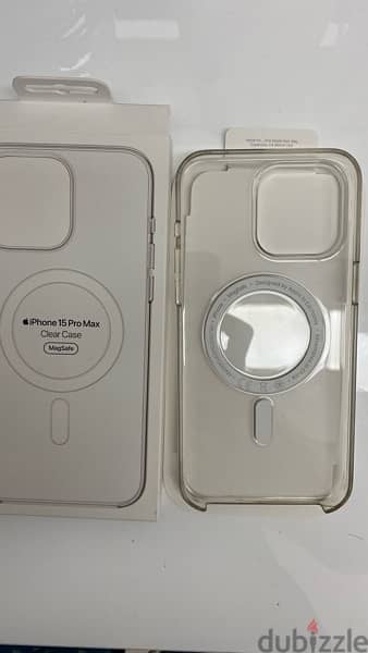 iphone 15 promax Magsafe clear case from apple store dubai 1