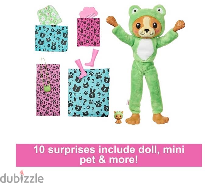 Barbie Cutie Reveal Doll & Accessories with Animal 1