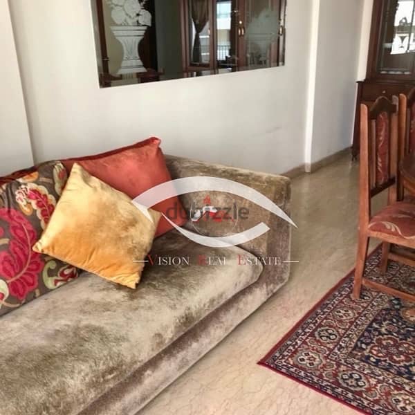 Apartment for rent Sakiet Janzir RAwshe/ روشة صاقية الجنزير 3