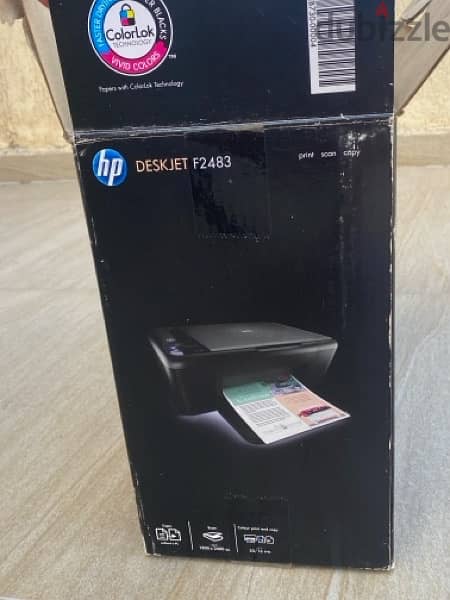 HP printer deskjet F2483 2