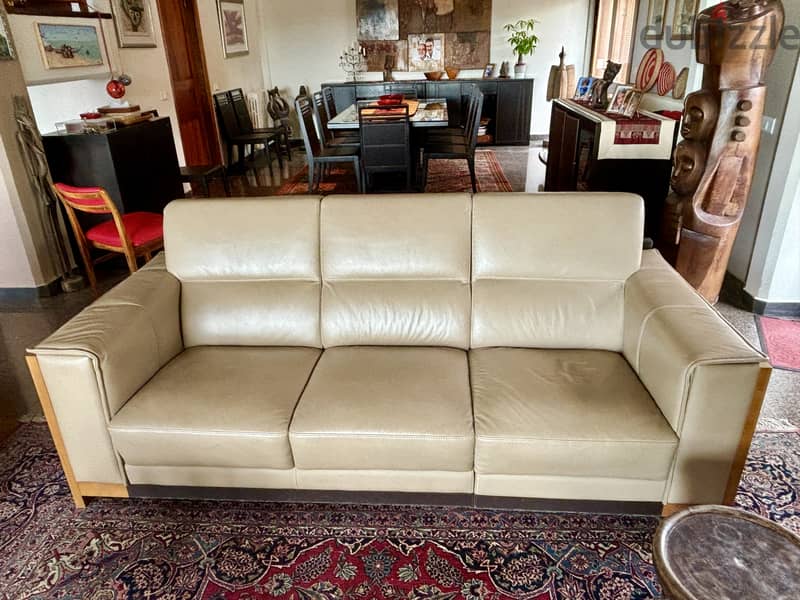 Italian Leather Living Room Set 3