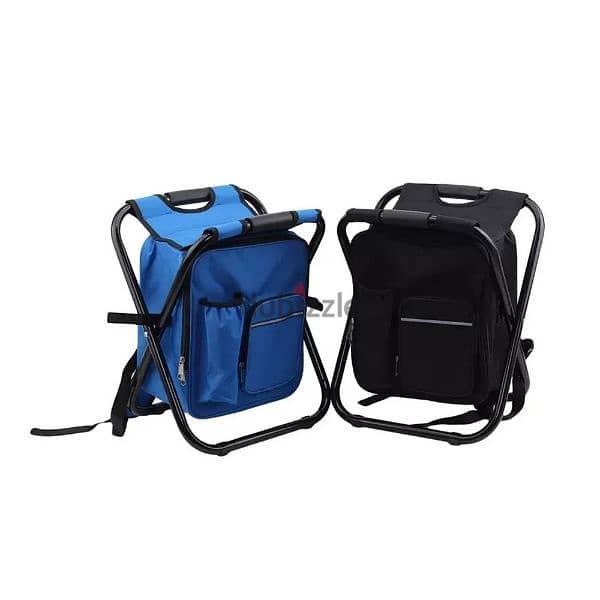 2-in-1 Folding Backpack Chair 0