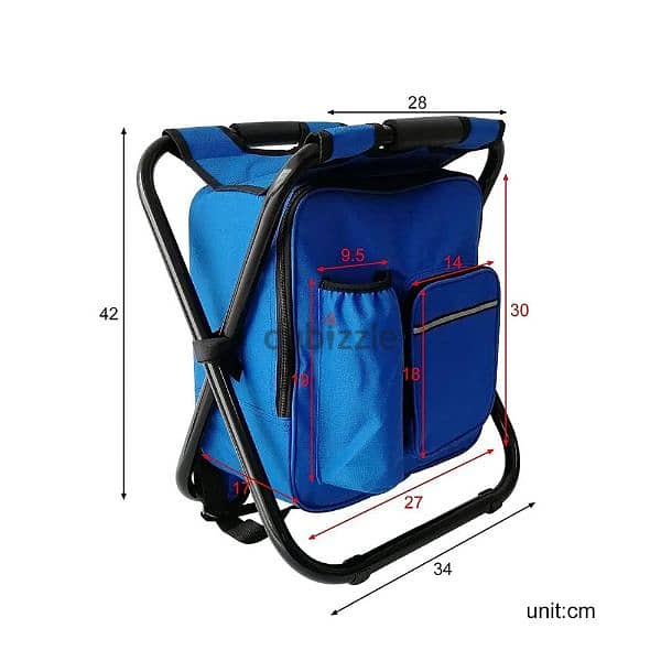 2-in-1 Folding Backpack Chair 1