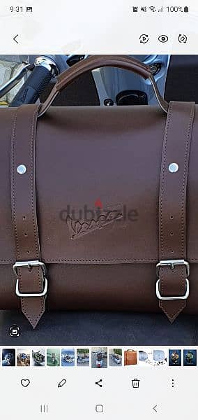 Vespa original leather bag 2