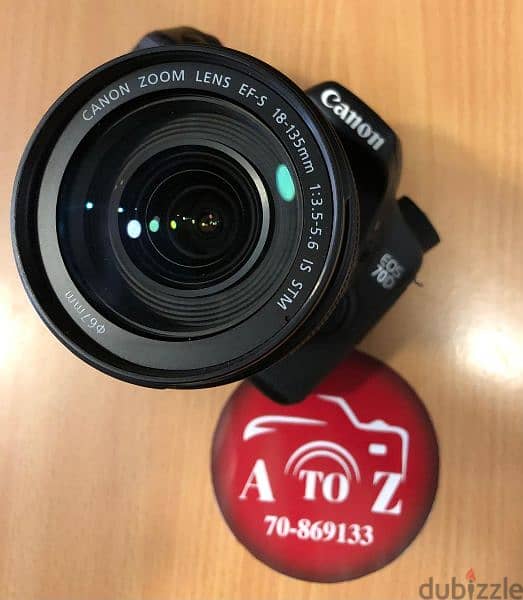 CAMERA CANON 70D & LENS 18/135 like now 1