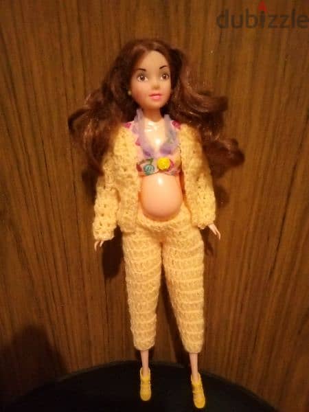 PREGNANT Clone new doll+Small Baby Born in a Tummy+Stomac returns flat 0