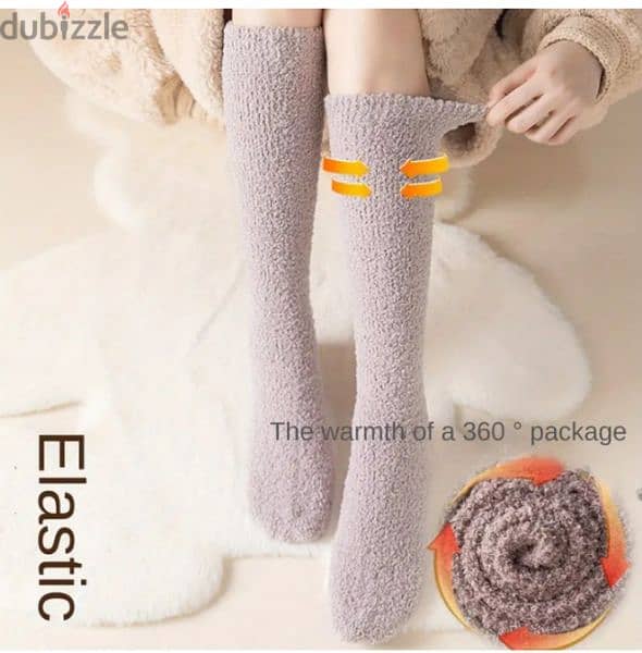 womens long warm socks 2