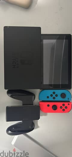 Nintendo switch with 2 games