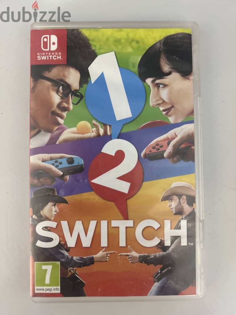 Nintendo switch with 2 games 3