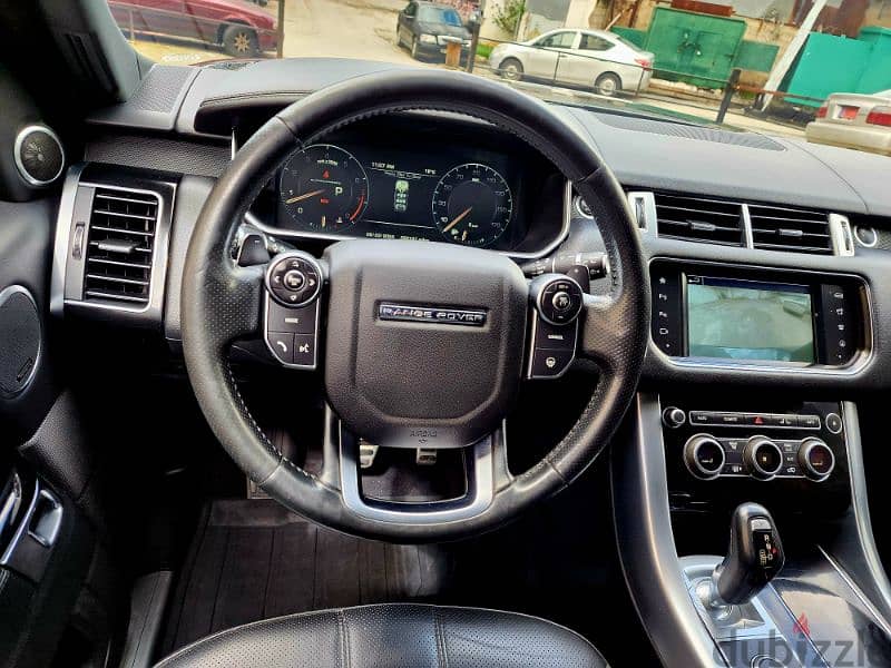 Range Rover Sport DYNAMIC V8 4WD 2016 FULL 68000 miles  شبه جديد 15