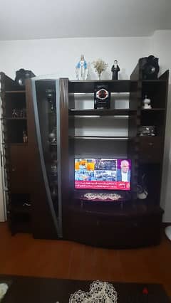 Brown TV Cabinet فيترين 0