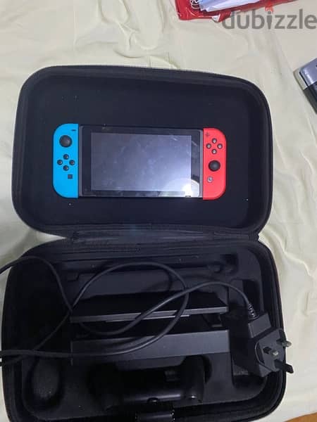 Nintendo Switch 3 games and bag 2