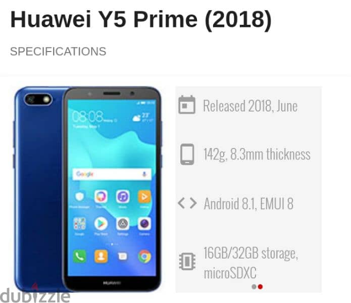 تلفون للبيع ماركة HUAWEI Y5 lite مستعمل نضيف رام 1 جيغا 16 السعر 25$ 18